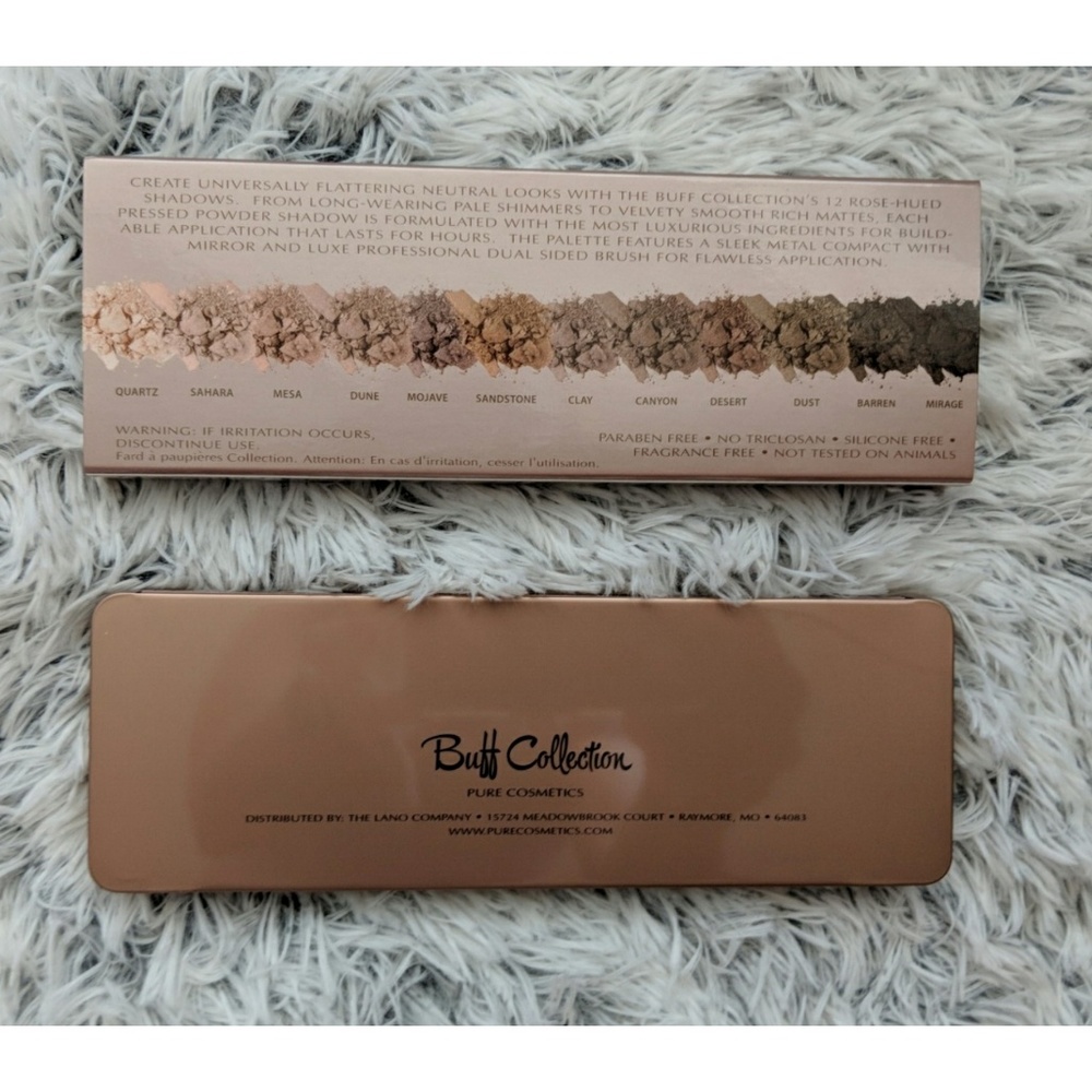 Pure Cosmetics Buff Eyeshadow Palette - NIP - Picture 3 of 3